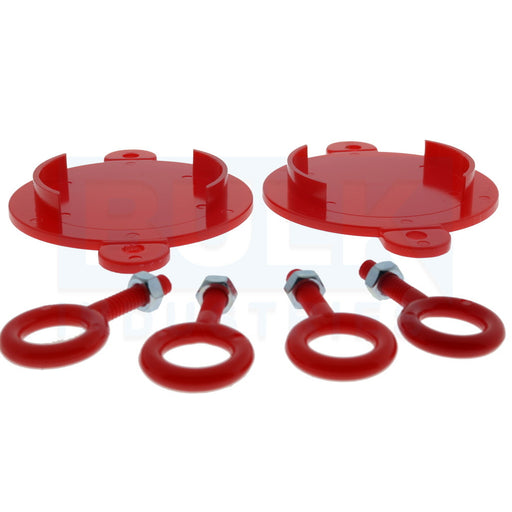 Fire Department Connection FDC Plastic Break Away Caps 2 1/2" Red (Set of 2) (FDC Sold Separately)
