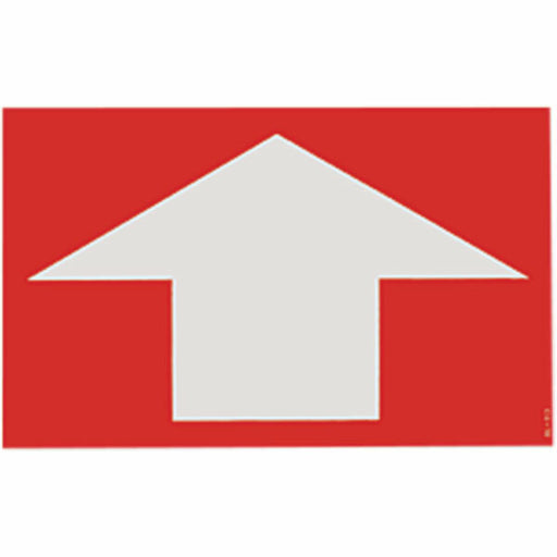 Directional Arrow Sign, Vinyl Sticker, Decal 8" x 5"