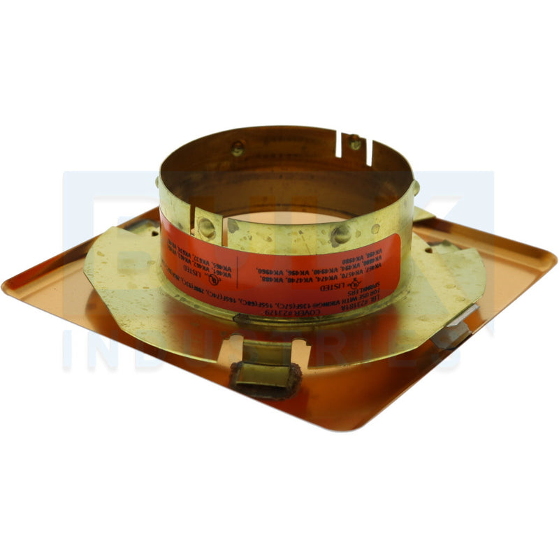 Viking Concealed 23179 Label 13752 Thread On Square Cover Plate
