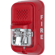 System Sensor P2GRL 2 Wire Compact Wall Horn Strobe, L-Series, Red, Marked Fire