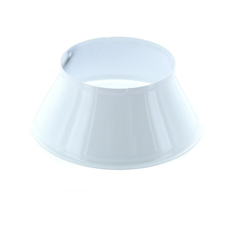 401 Steel Standard Fire Sprinkler Escutcheon Skirt - White