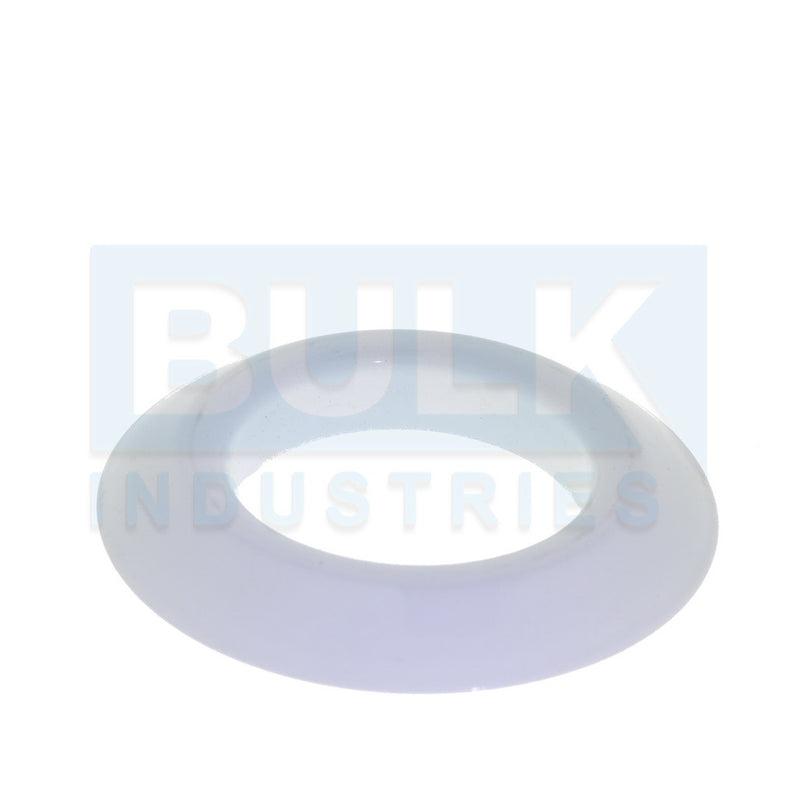 401 Steel Tapered Fire Sprinkler Escutcheon Skirt - White