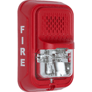 System Sensor P2GRL 2 Wire Compact Wall Horn Strobe, L-Series, Red, Marked Fire