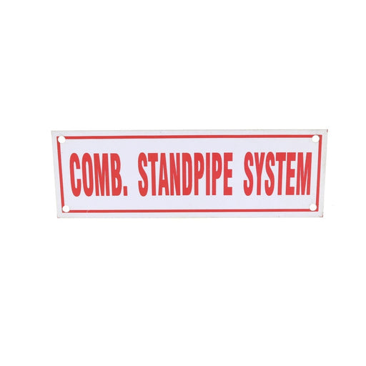 Comb Standpipe system Sign