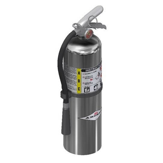 Amerex B456C Chrome Fire Extinguisher, ABC, 10lb, 4A80BC With Wall Bracket
Manufacturer Part Number:  15576