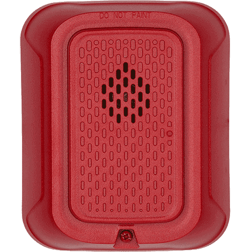 System Sensor HRL L-Series Standard Wall Horn, Red, Plain No Marking