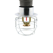 Recessed Fire Sprinkler Head Guard, One Piece, Chrome