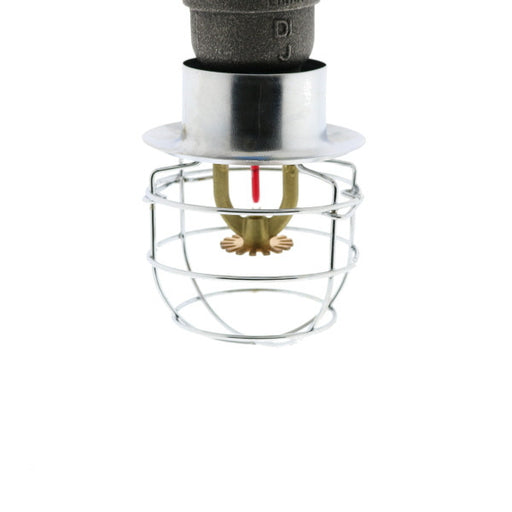 Recessed Fire Sprinkler Head Guard, One Piece, Chrome