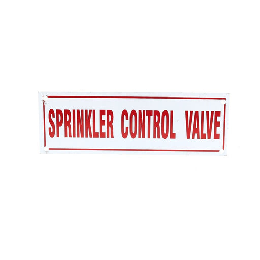 Sprinkler Control Valve Sign
