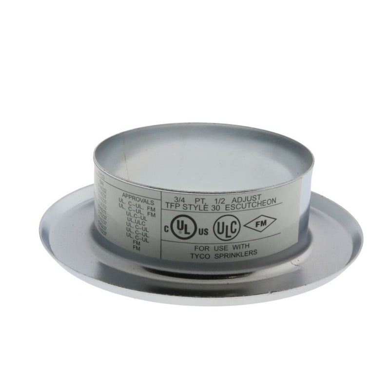 Tyco Style 30 Recessed Fire Sprinkler Escutcheon