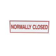 Normally Closed Sign
