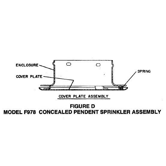 GEM Concealed F978 Escutcheon
