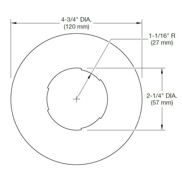 Tyco Extender Ring Wide Adapter Plate For Fire Sprinkler Escutcheons - Available In Multiple Colors