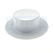 501 Aluminum Recessed Escutcheon - White