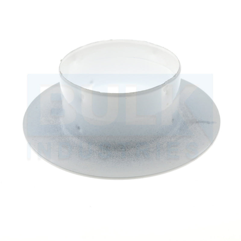 501 Aluminum Recessed Escutcheon - White