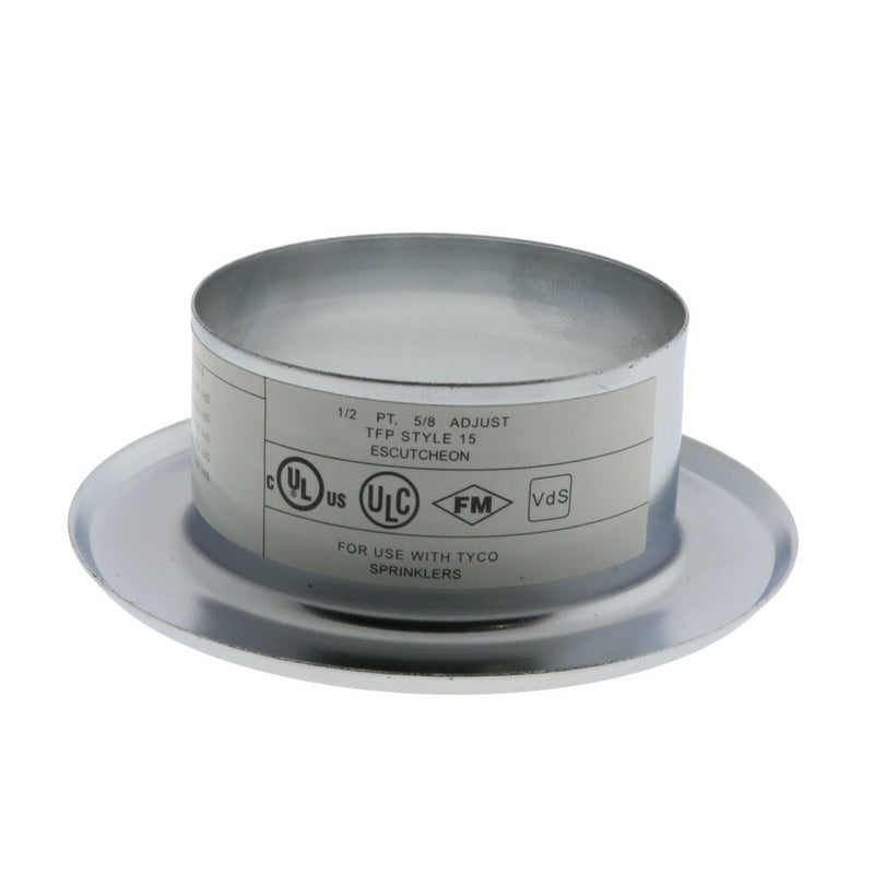 Tyco Style 15 Recessed Fire Sprinkler Escutcheon
