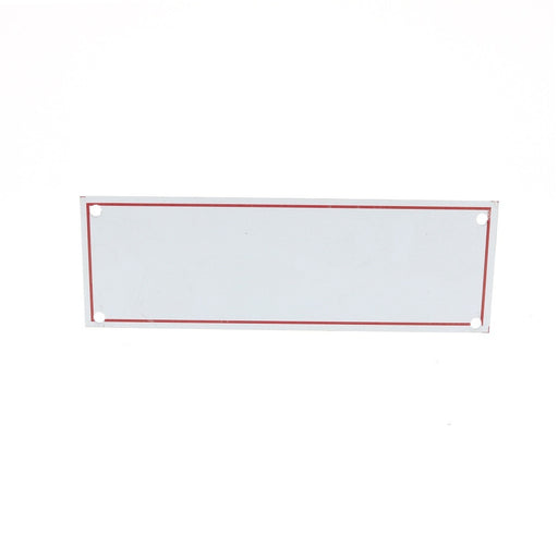 Blank With Red Border Sign