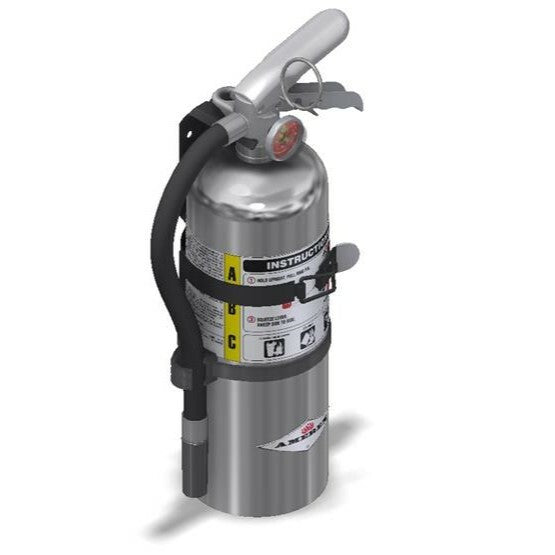 Amerex B402TC Chrome Fire Extinguisher, ABC, 5lb, 3A40BC, With Vehicle Bracket
Manufacturer Part Number: 15914