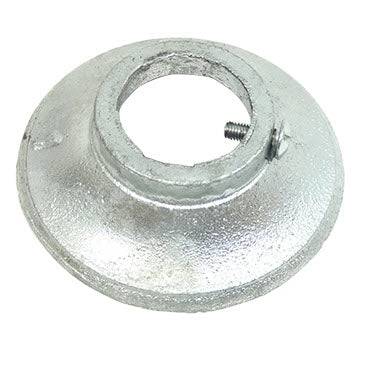 Lansdale, Galvanized Wall Plate With Set Screw, 4", 100-575-00140 - WeSupplyIt.com