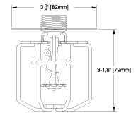 RASCO/Reliable D-5 Fire Sprinkler Head Guard, Available in Multiple Sizes