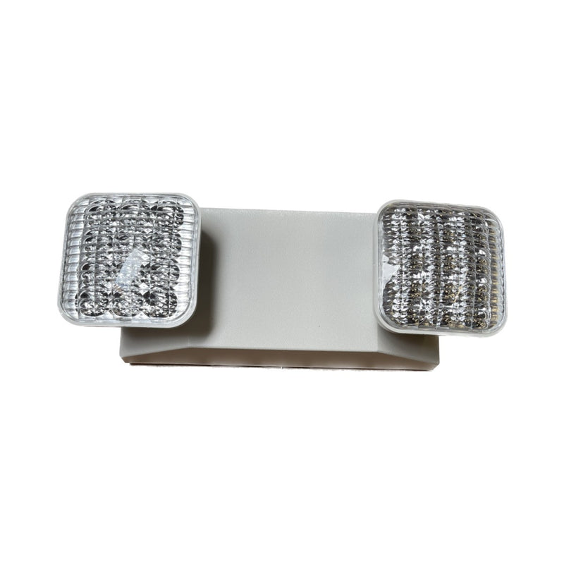 Standard LED Emergency Light, Adjustable Head, Battery Backup, - White