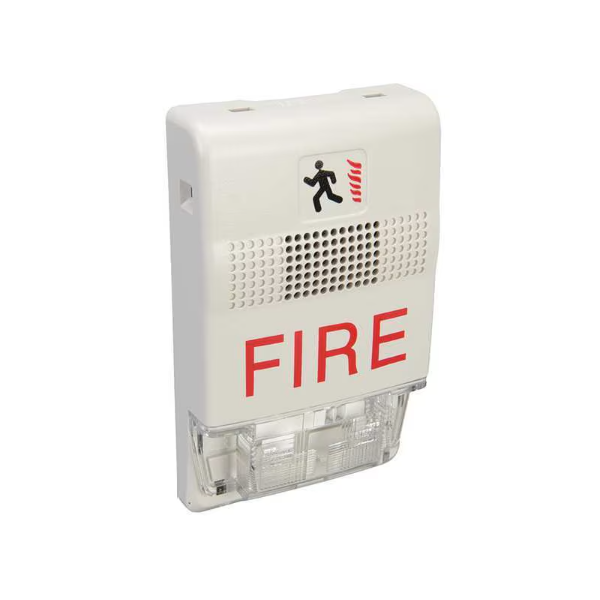 Edwards EG1F-CVM Chime Strobe, Wall Mount, 24VDC, White