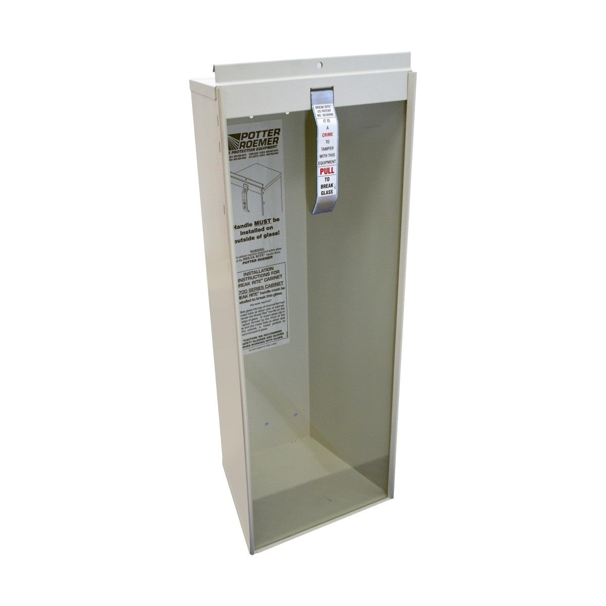 Potter Roemer 9700 9750 Break Rite Series Fire Extinguisher Cabinet, 5 ...