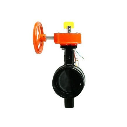Butterfly Valve With Tamper Switch, Normally Closed, Grooved