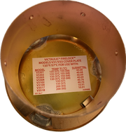 Victaulic Concealed V31 And V33 Escutcheon Label
