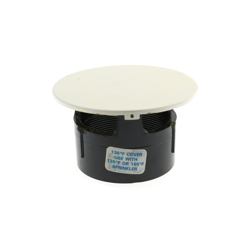 Star Model PH-1 Phantom Concealed Fire Sprinkler Cover Plate Escutcheon, White, 2 3/4" OD - WeSupplyIt.com