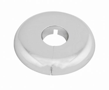 Floor, Ceiling, or Wall Plate, Plastic, Chrome, 3/4" IPS - WeSupplyIt.com