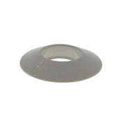 Tyco Raven Institutional Style F Fire Sprinkler Escutcheon, 3" OD, Stainless Steel White, 56-318-4-010 - WeSupplyIt.com
