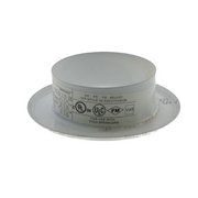 Tyco Style 20 Recessed Fire Sprinkler Escutcheon 1/2" NPT, Stainless Steel White, 56-705-0-010 - WeSupplyIt.com