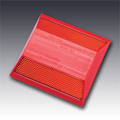Model 921 Standard Reflective Type RR Two Way Red Reflective Plastic Pavement Marker 4"