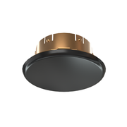 Viking Mirage Cover 13504 Label 13502C Push On Concealed Fire Sprinkler Cover Plate Escutcheon, Standard Small 2 3/4" OD, Black, 165 Degree White Label, 13504MC/B - WeSupplyIt.com