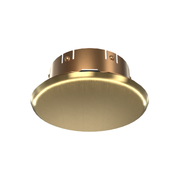Viking Mirage Cover 23190 Label 23192C Thread On Concealed Fire Sprinkler Cover Plate Escutcheon, Standard 2 3/4" OD, Brushed Brass, 165 Degree White Label, 23190BC/B - WeSupplyIt.com